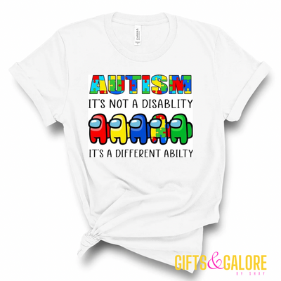 Autism Not A Disability, Different Ability T-Shirt