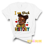 Baby Girl Black History T-Shirt