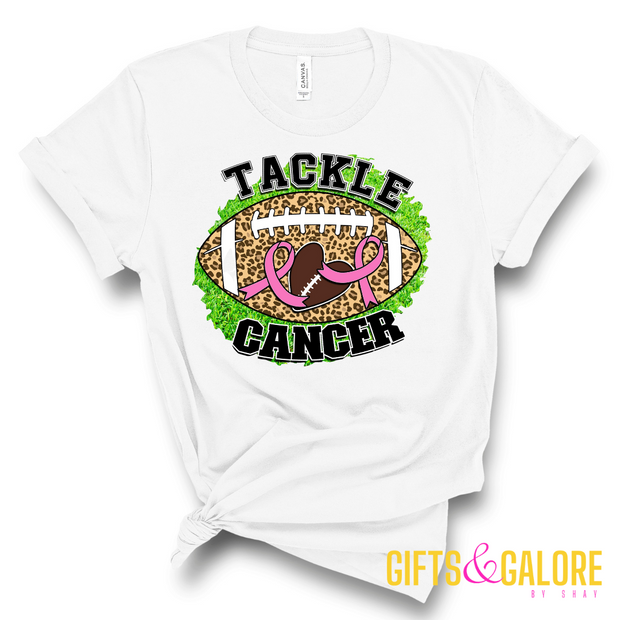 Tackle Cancer Football T-Shirt